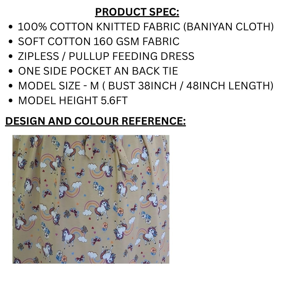 Zero Women's Maternity Nighty Dress - Beige - Image 4