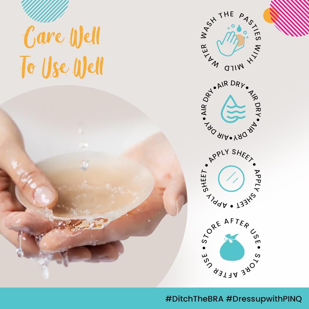 PINQ Nipple Cover for Women - Silicone - Image 4