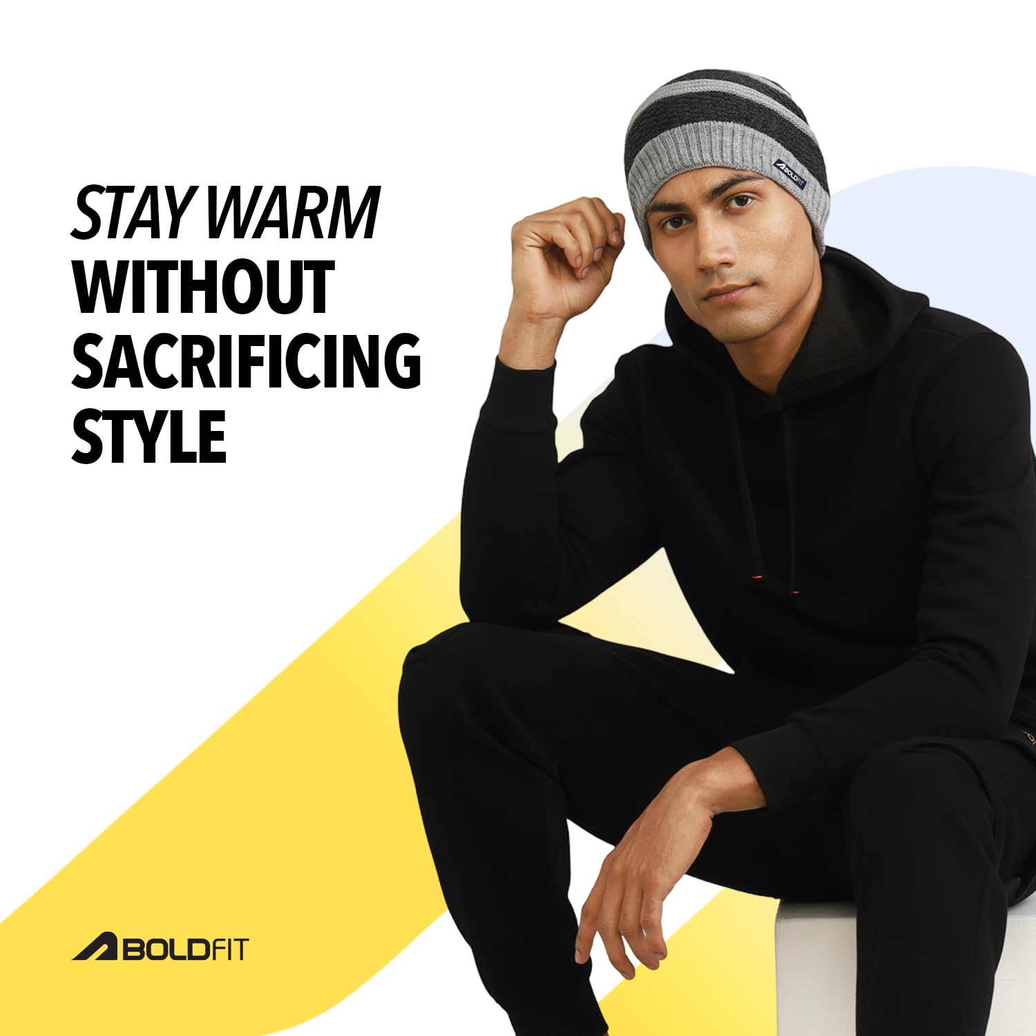 Boldfit Thermal Beanie for Men Women Kids - Image 3