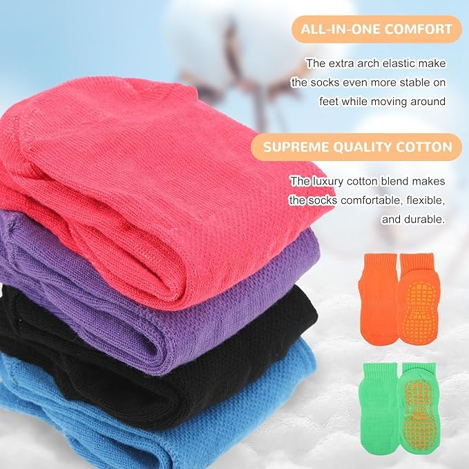 WKLOUYHE Kids Anti-slip Soccer Sock - Multicolour - Image 2