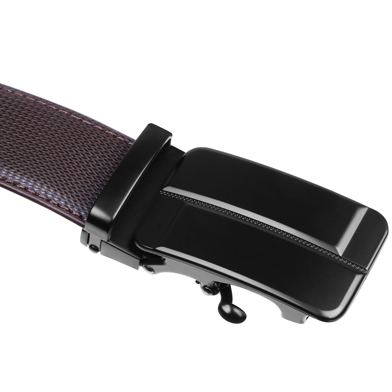 Labnoft Men's Brown PU Leather Belt - Image 3