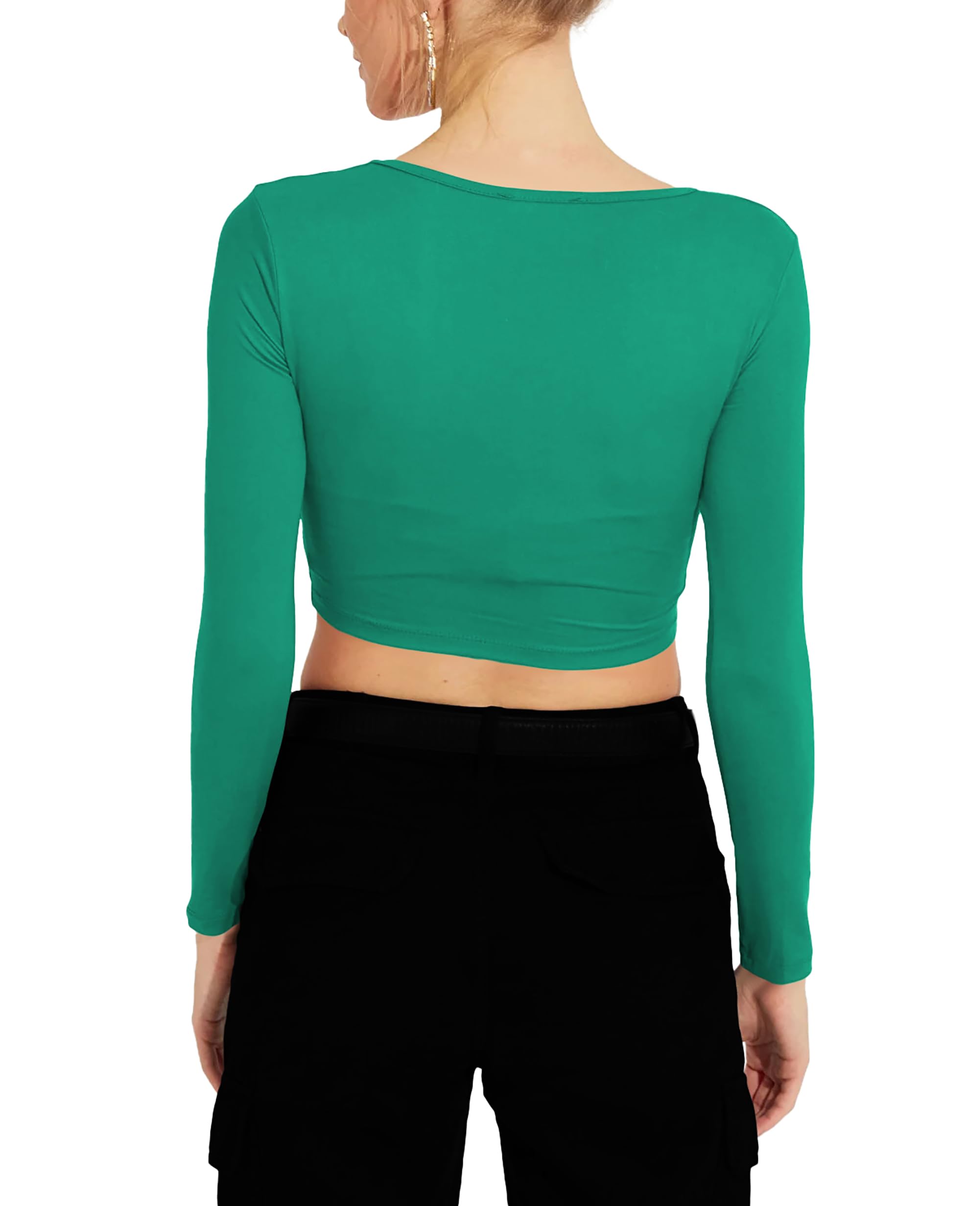 GarbGlide Women's Saree Choli Blouse - Cotton Solid - Image 2