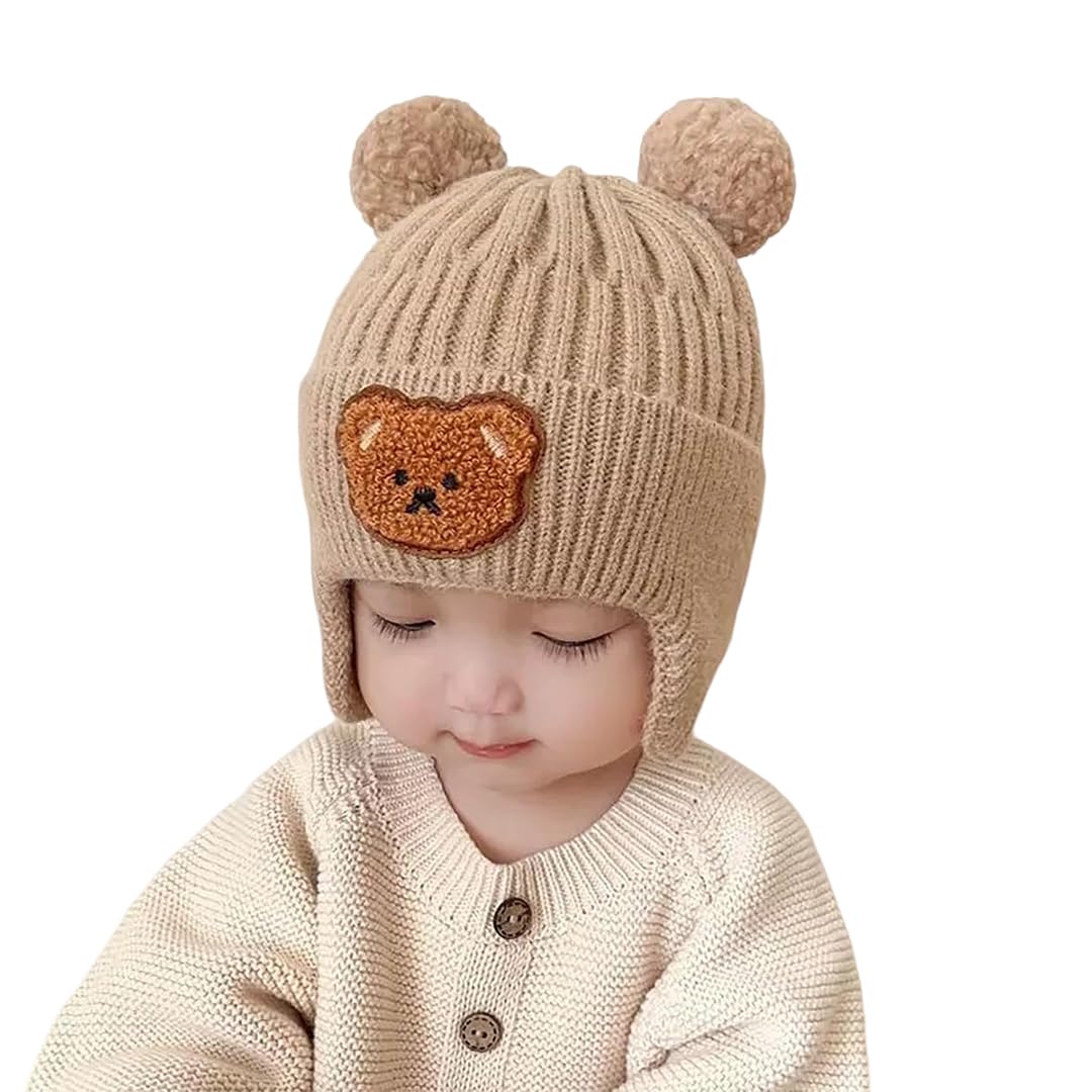 SYGA Winter Warm Baby Hat - Brown