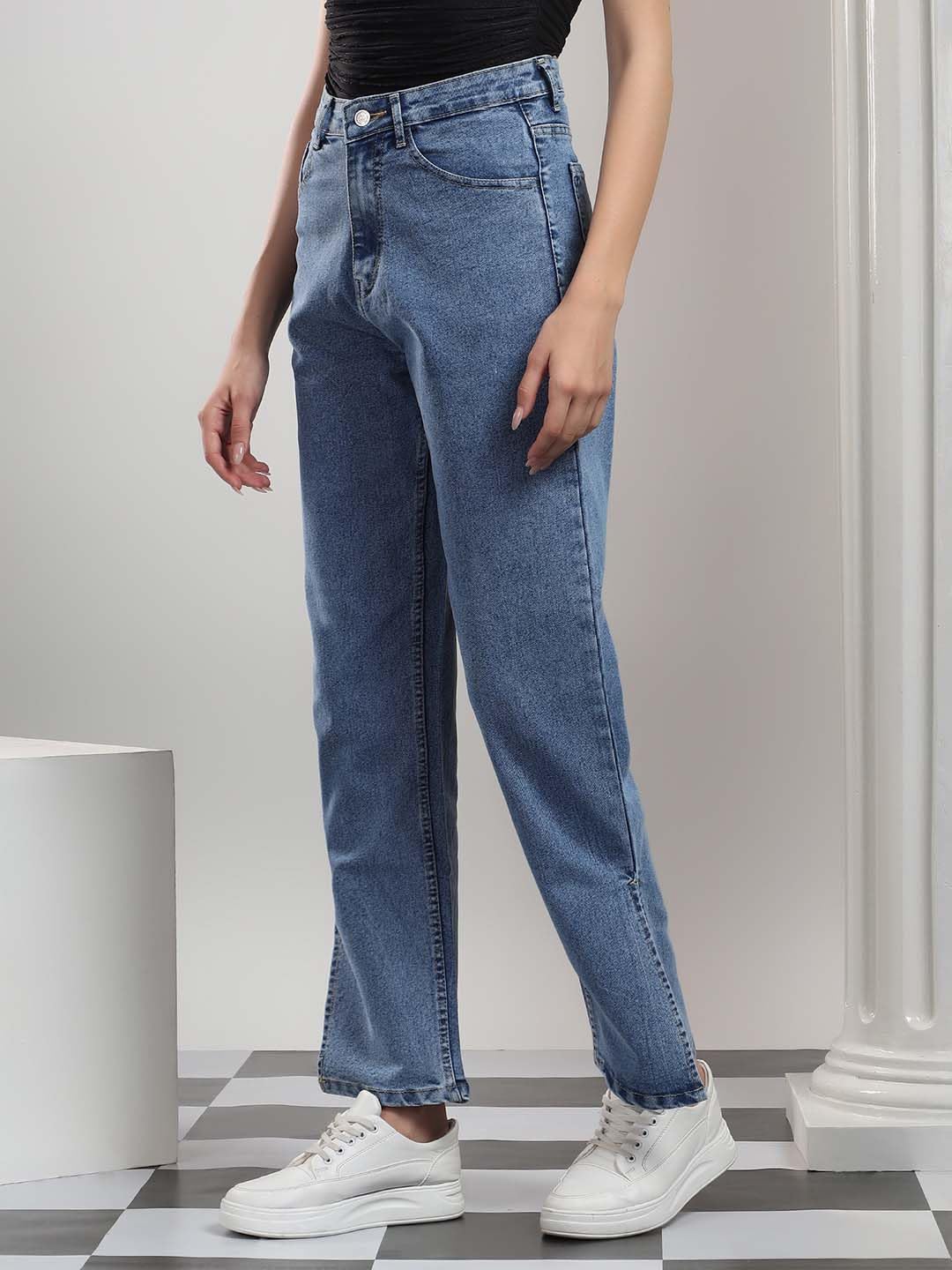 KOTTY Women's Blue Horizon Straight Jeans - Image 3