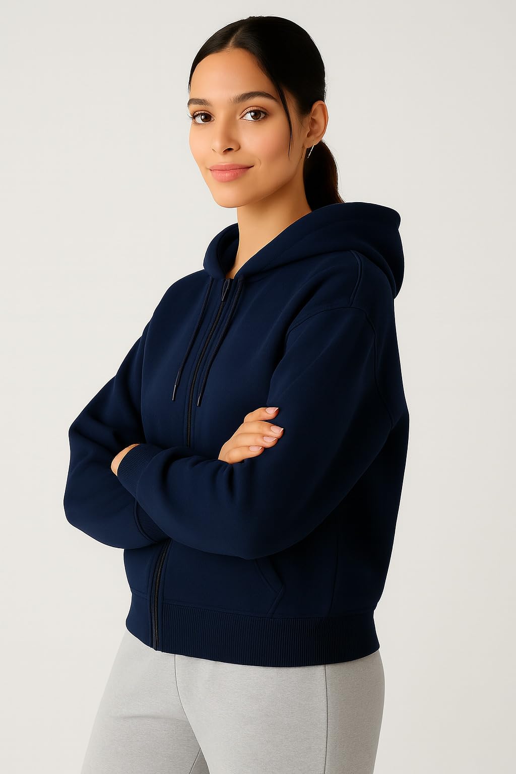ADBUCKS Women Oversized Winter Hoodie - Image 2