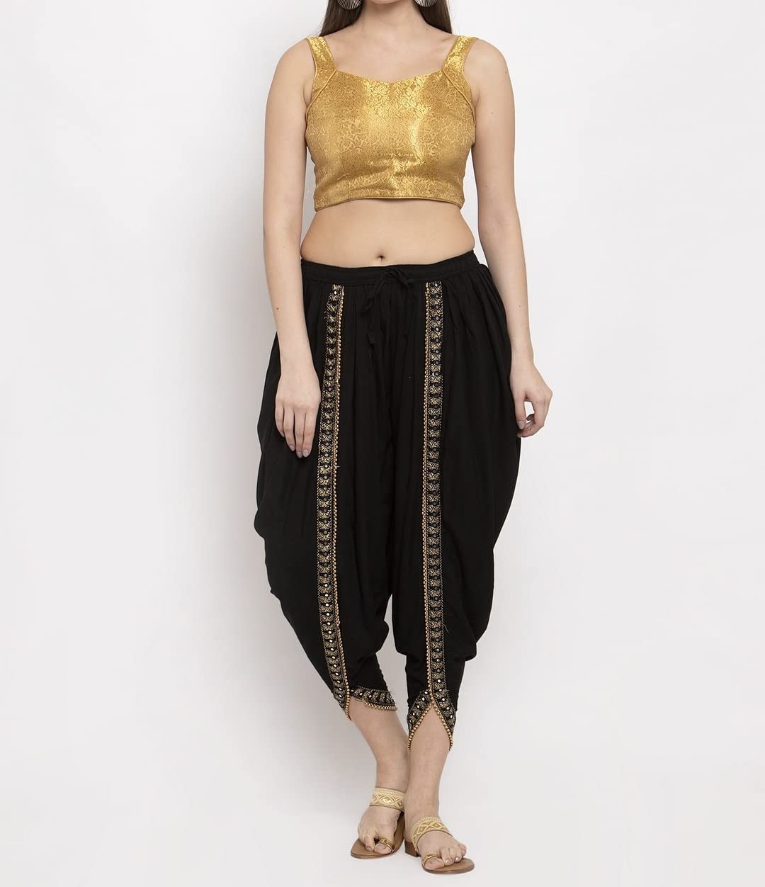 ANEHSA Rayon Dhoti Harem Pants Women Ethnic - Image 5