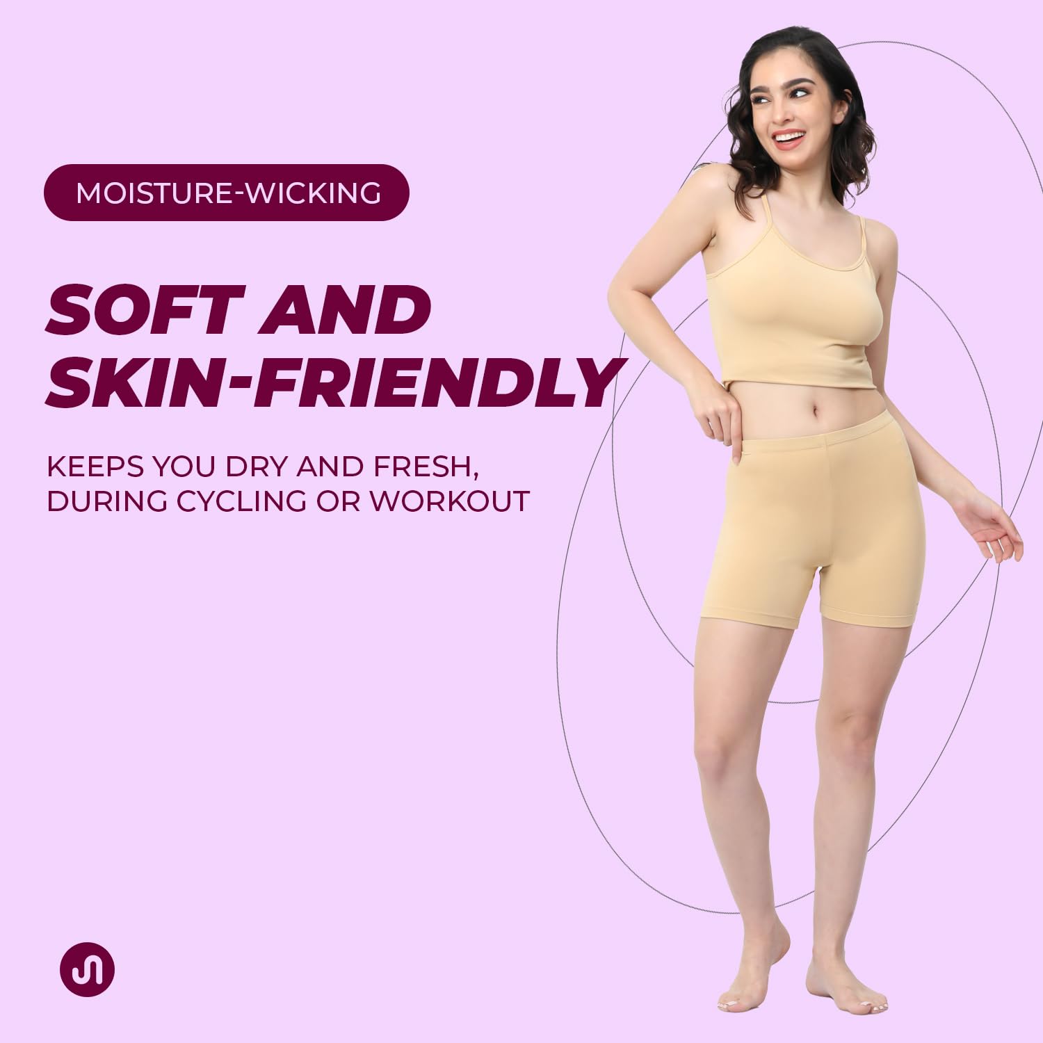 Bodyband Women's Boxer Shorts - Beige - Image 4