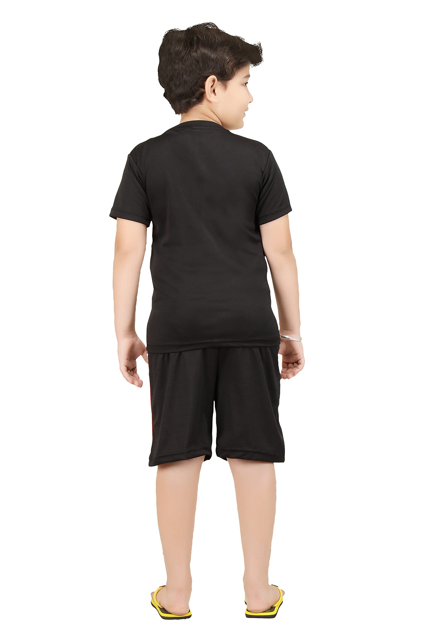 Wearilio Sports Jersey for Boys and Girls - Black Red - Image 4