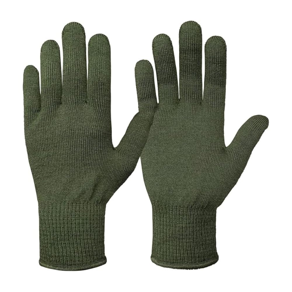 CULT Woolen Knitted Hand Gloves for Men & Women - Green