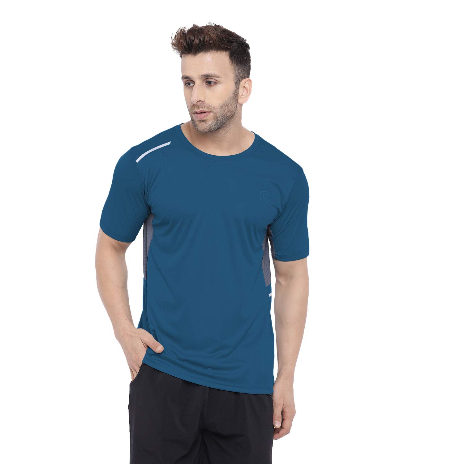 CHKOKKO Men Polyester Sports T-Shirt
