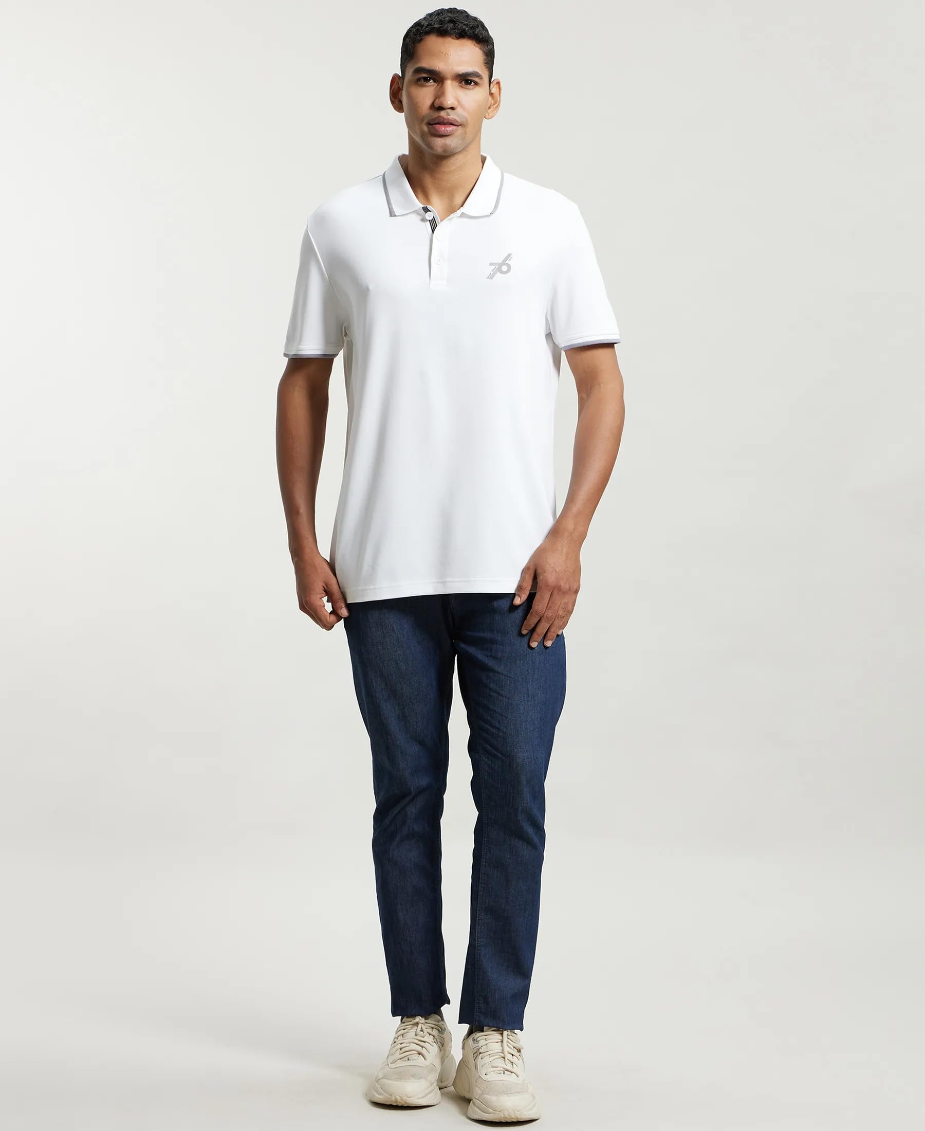Jockey Men's Polo T-Shirt - White - Image 4