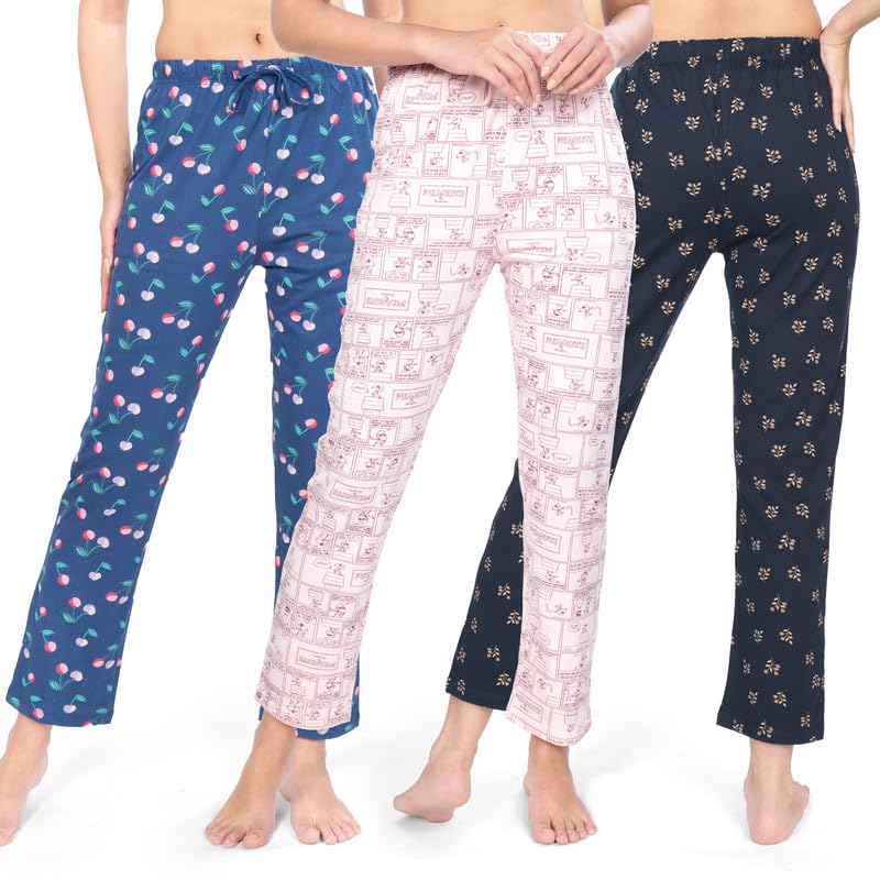 Real Basics Women's Cotton Printed Pyjama