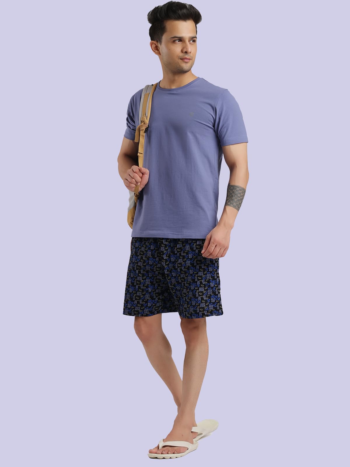 Bumchums Men's Cotton Printed Bermuda Shorts - Image 5