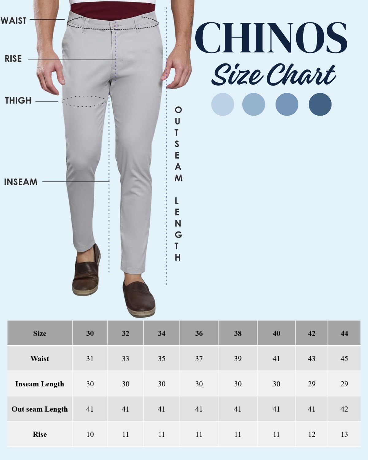 Jack and Jini Men's Casual Cotton Pants - Khakhi - Image 4