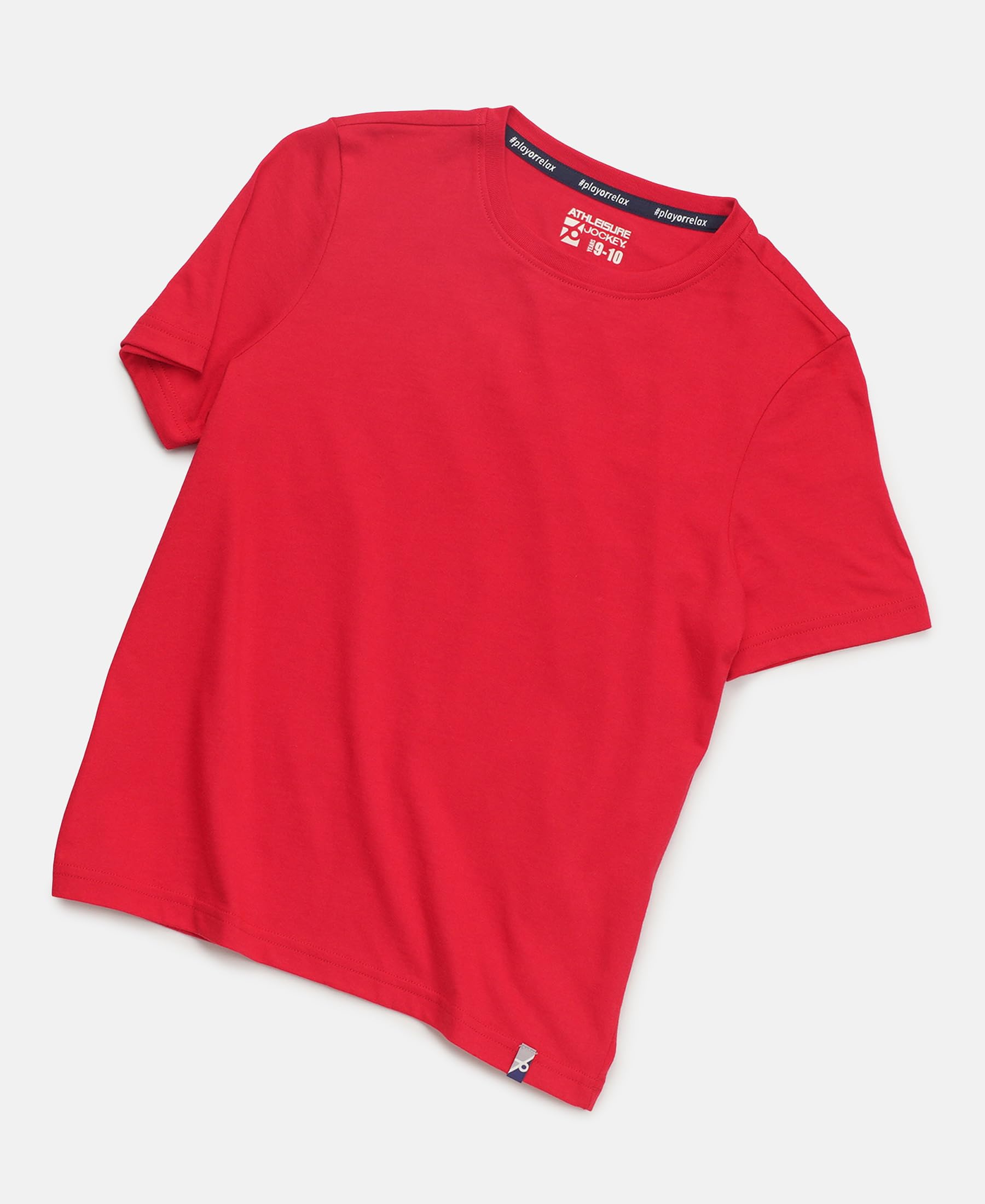 Jockey Boys Cotton Round Neck T-Shirt - Red - Image 5