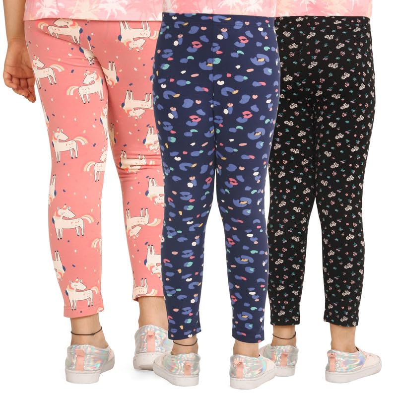 ARIEL Girls Cotton Printed Leggings - Image 2