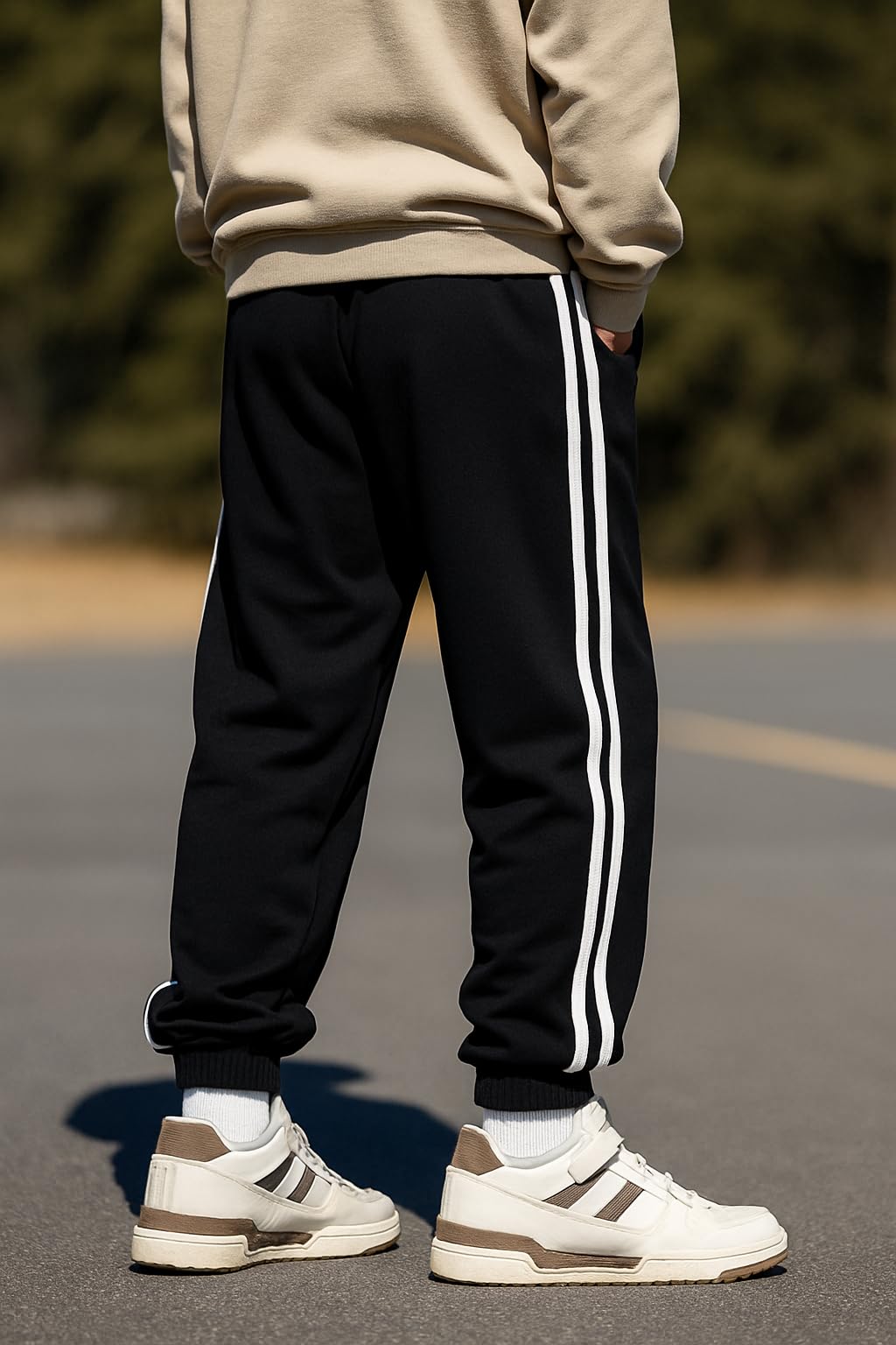 dockstreet Men's Casual Lower - Black - Image 2