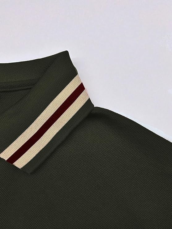 GRECIILOOKS Men's Oversized Polo T-Shirt - Cotton - Image 4