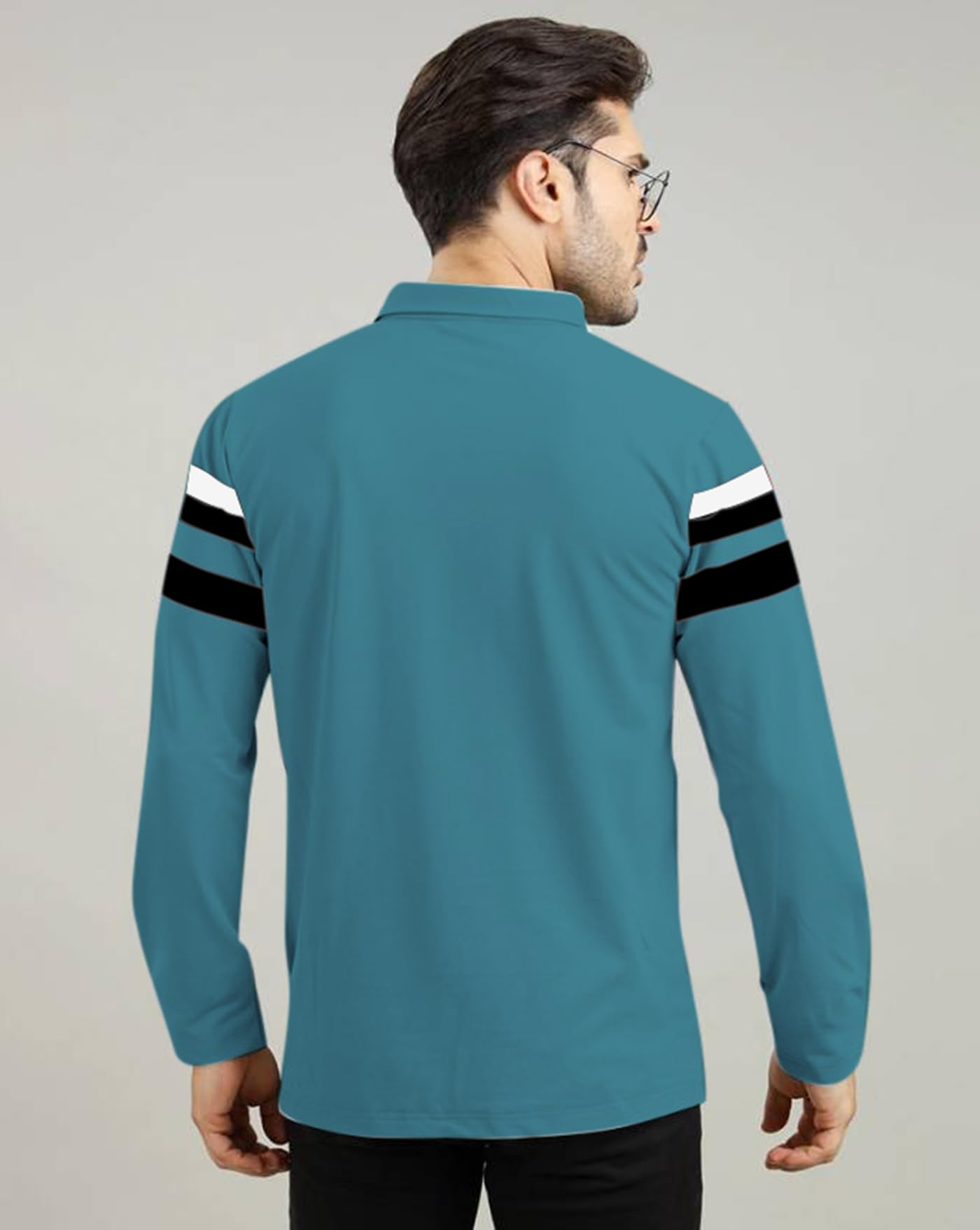 AUSK Men Polo T-Shirt Teal - Image 2