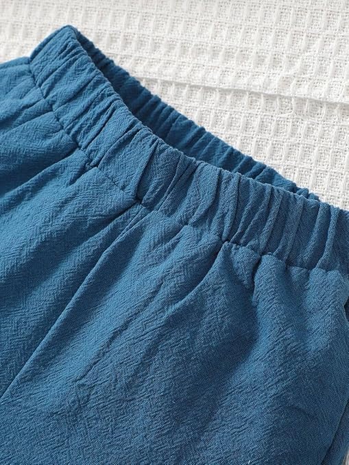 URBAN OX Boys Poly Cotton Solid Co-Ords Set - Multi-Color - Image 4