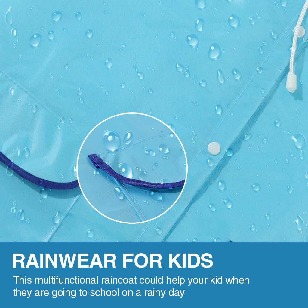 Kids Raincoat - Waterproof Poncho for Boys & Girls - Image 4