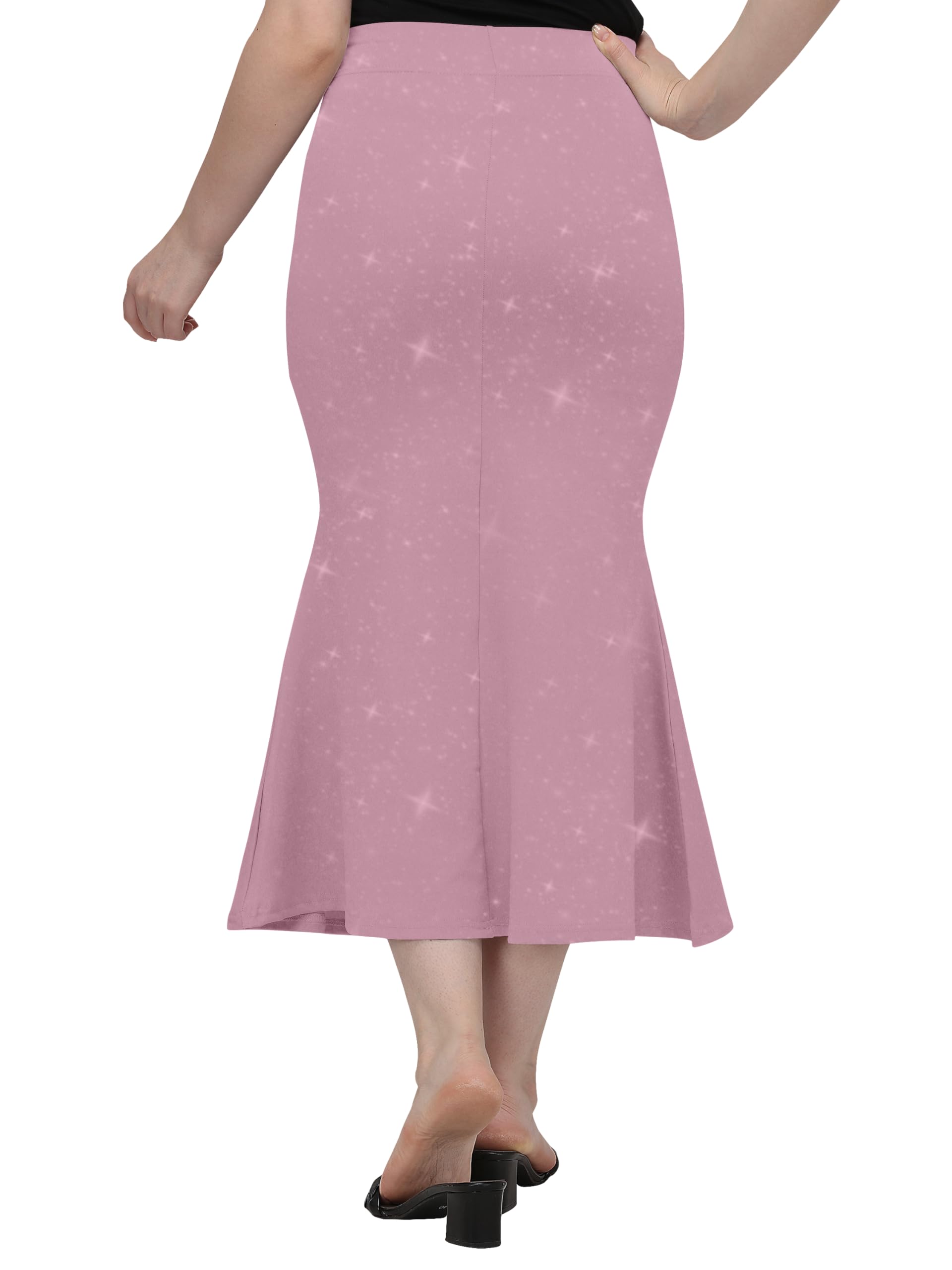 Mehrang Stretchable Shimmer Saree Shapewear for Women - Image 2