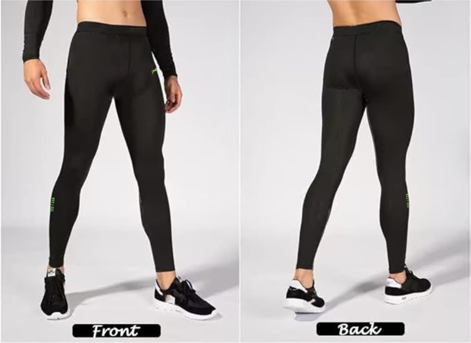 JUST RIDER Men's Running Tights Compression - Image 2