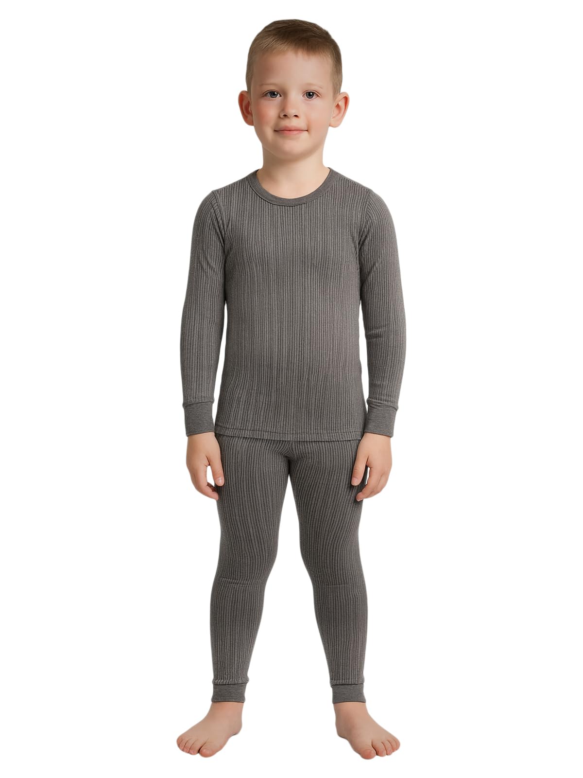 Lux Cozi Boy Thermal Set - Charcoal