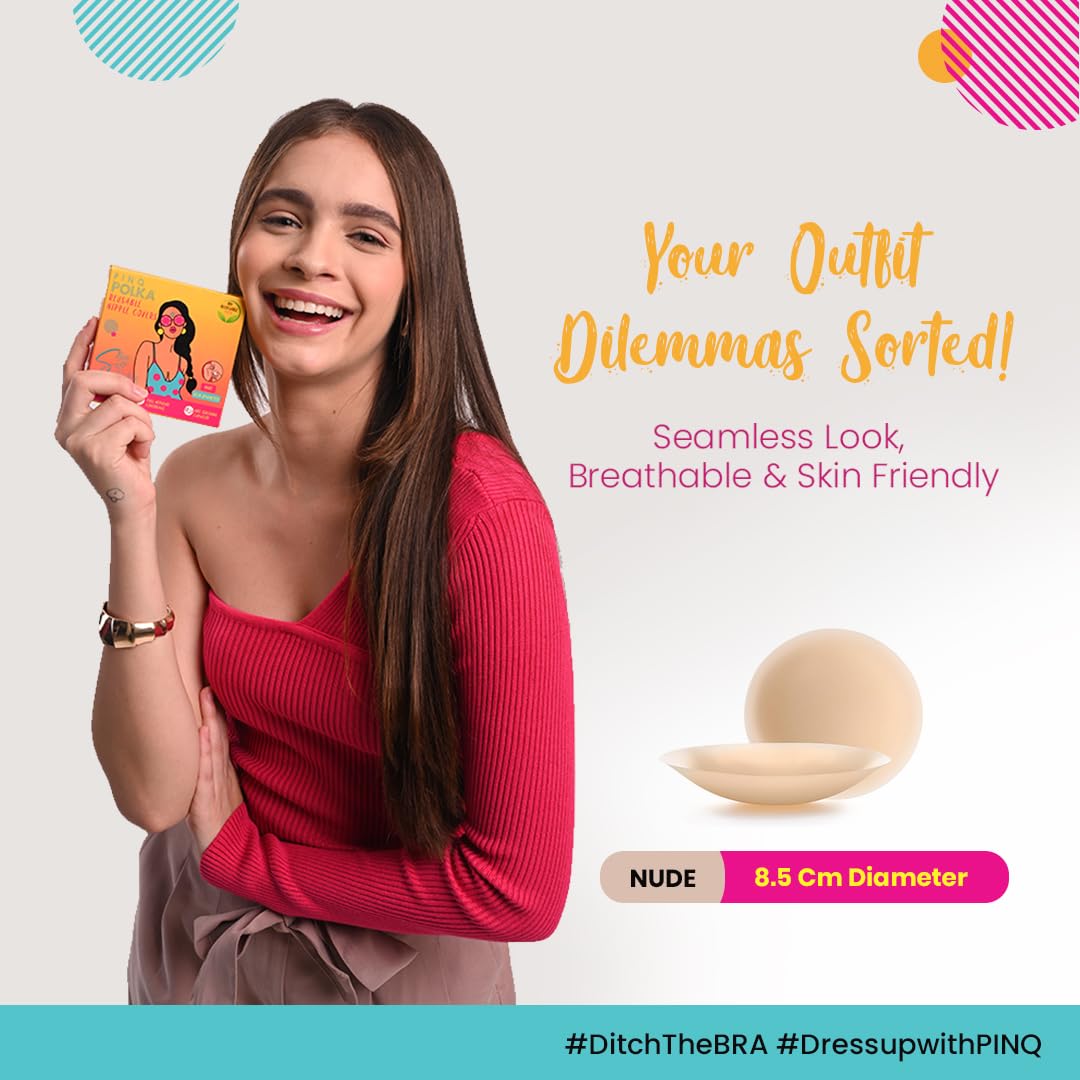 PINQ Nipple Cover for Women - Silicone - Image 2