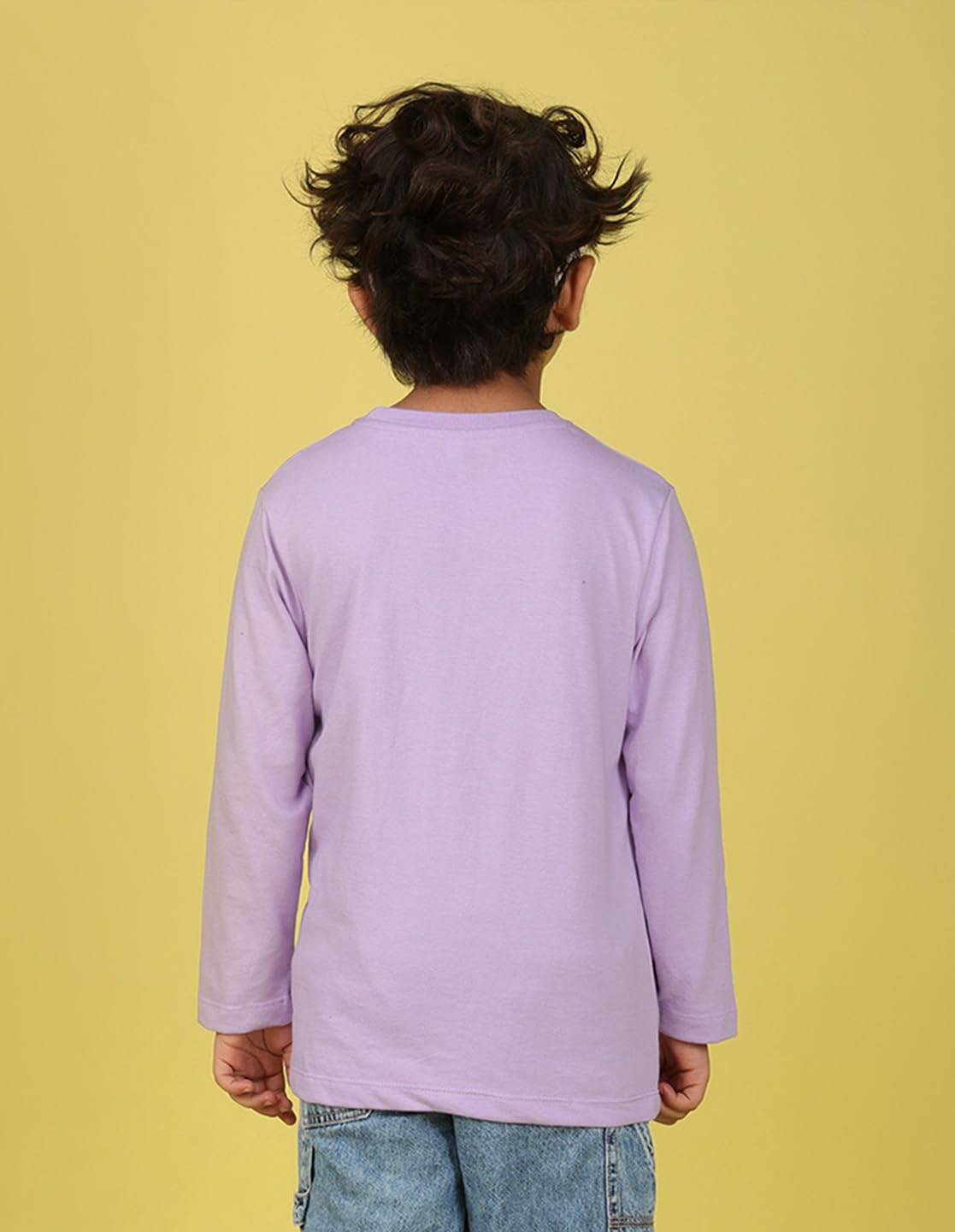 Nusyl Boys Cotton T-Shirt - Lilac - Image 2