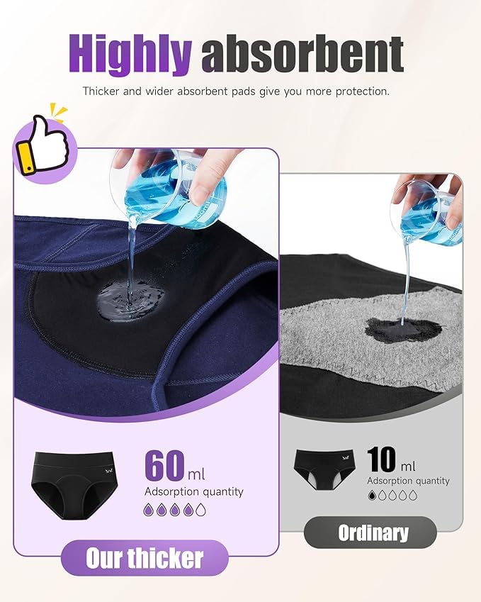 Period Panties for Women - Reusable - Image 2
