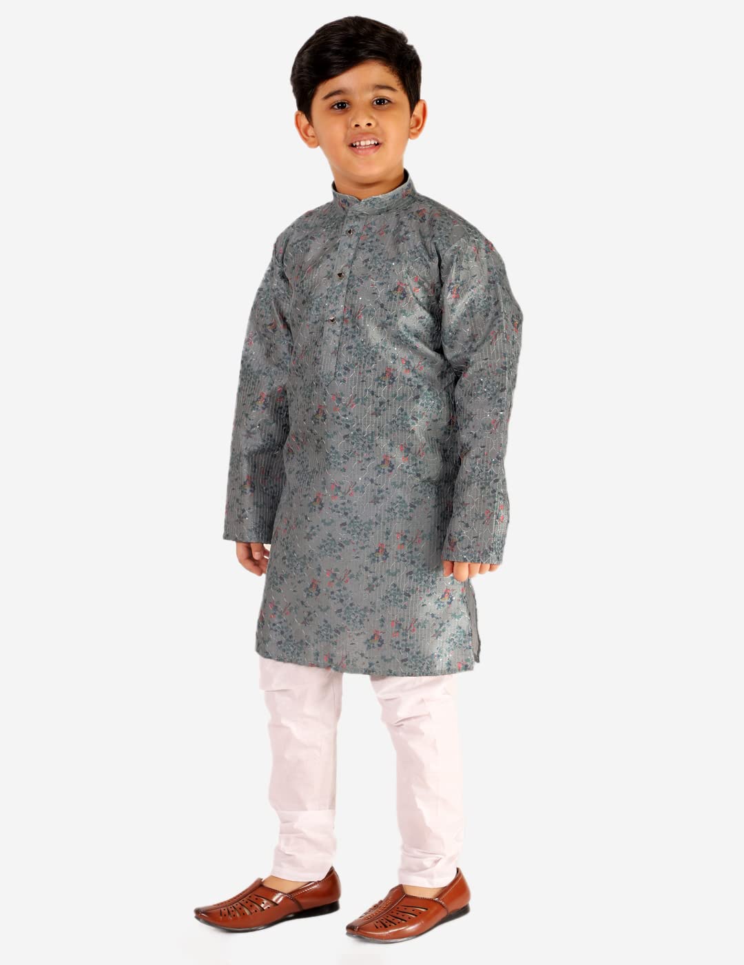 Pro-Ethic Boy's Silk Kurta Pajama - Embellished - Image 2