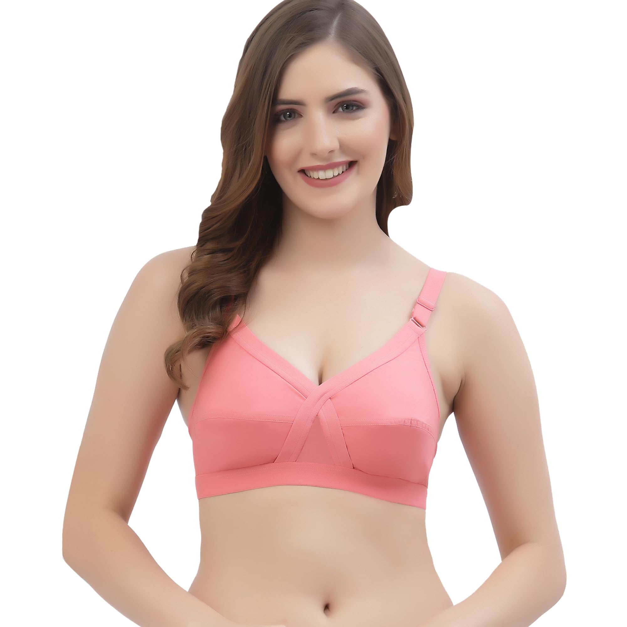 Floret Women's Cotton Bra - Rose