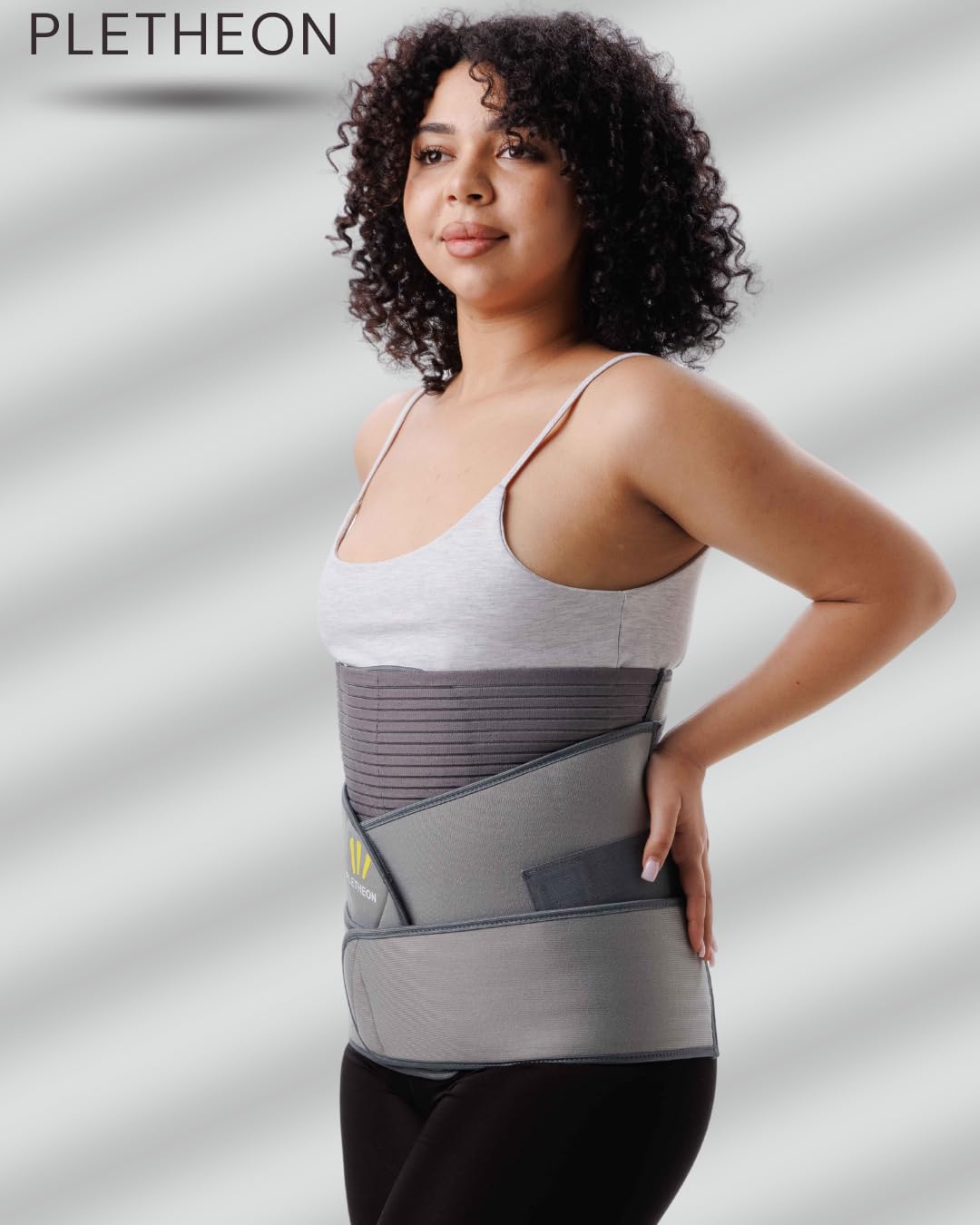 PLETHEON Postpartum Belly Band for Women - Gray - Image 3