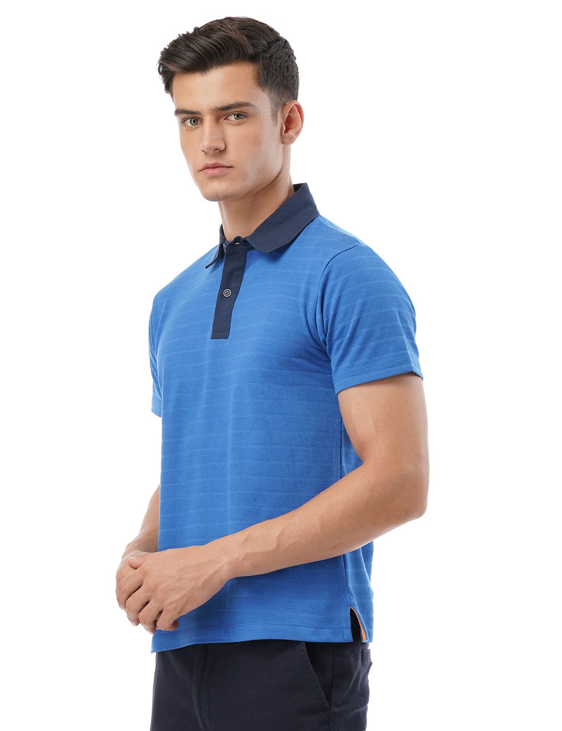 FYLTR Men's Polo Shirt - Blue - Image 3