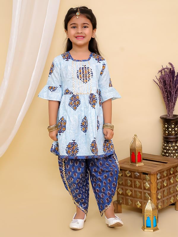 superminis Baby Girls Jaipuri Printed Kurti - Image 2