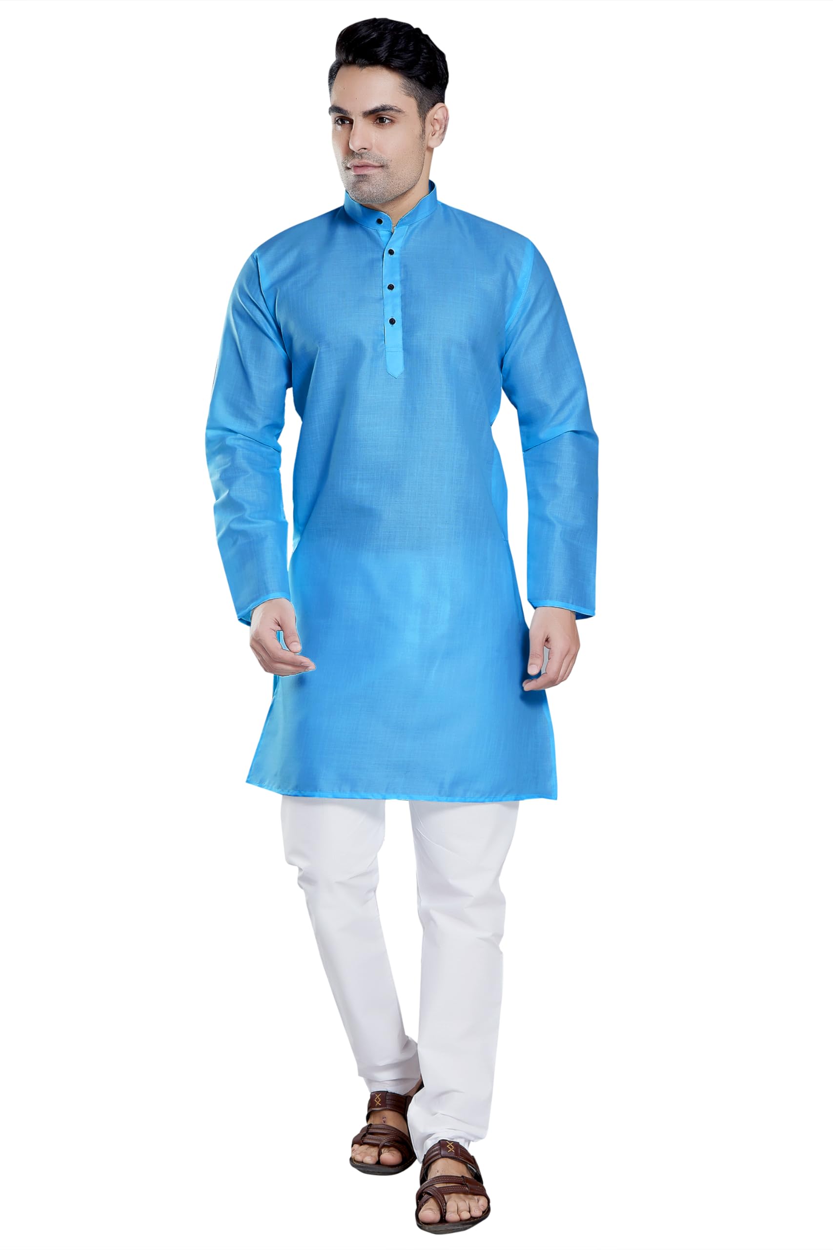 DIVISIVE Men's Kurta Pyjama Set - Cotton Blend