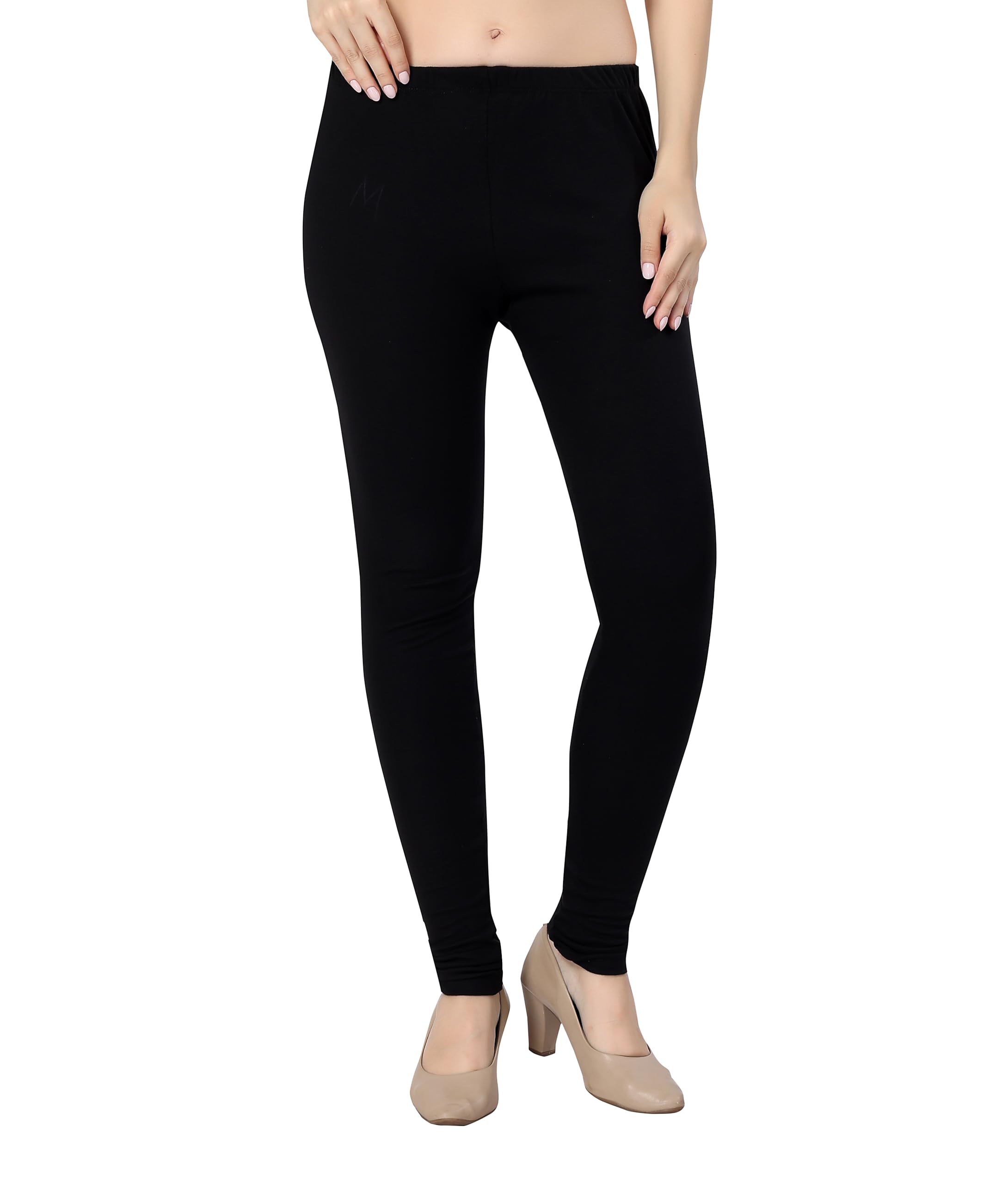 TRASA Women Churidar Leggings - Black