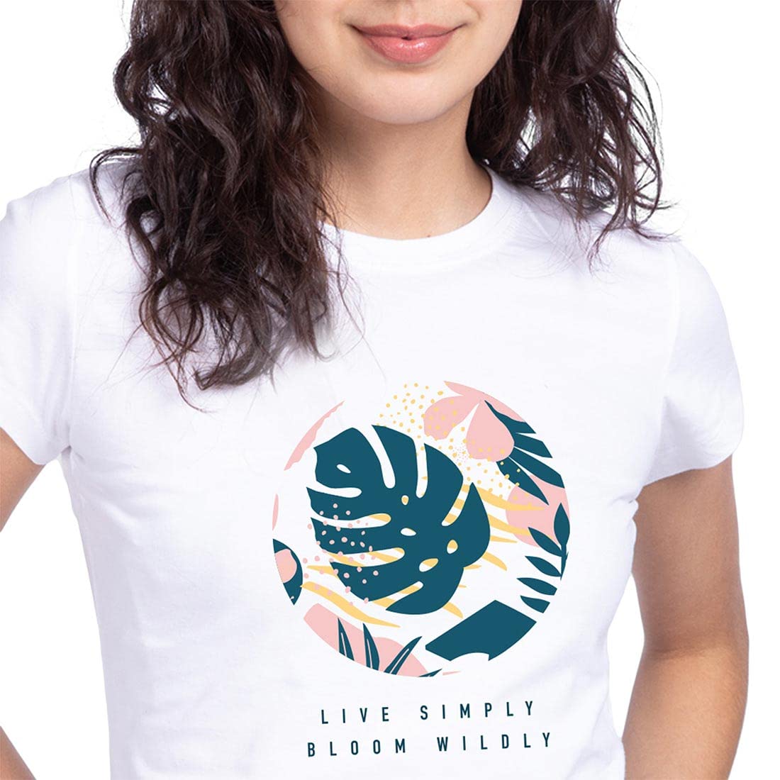 Bewakoof Women's Graphic Printed Cotton T-Shirt - Image 3