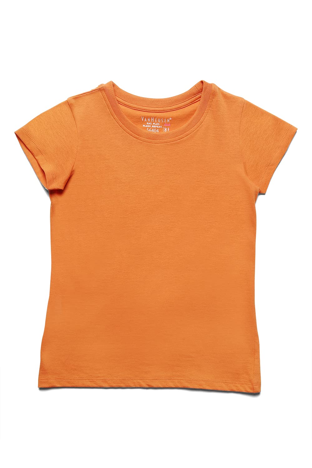 Van Heusen Girls Ultra Soft T-Shirt - Apricot Buff Yellow - Image 5