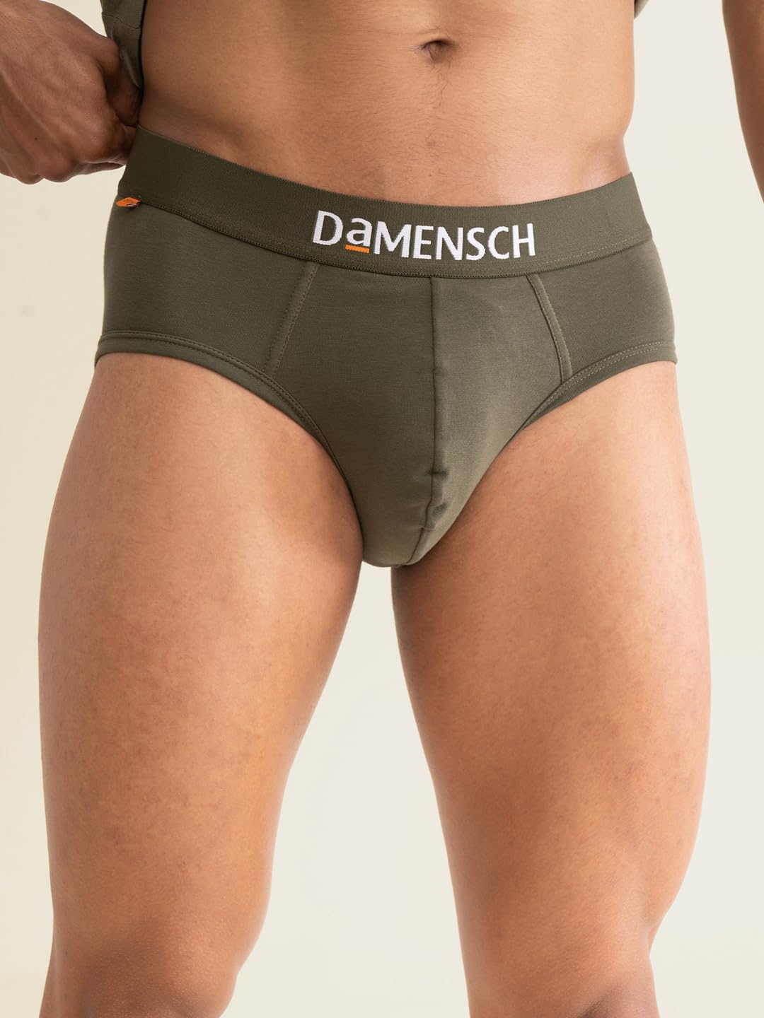 DAMENSCH Men's Olive Briefs - Image 4