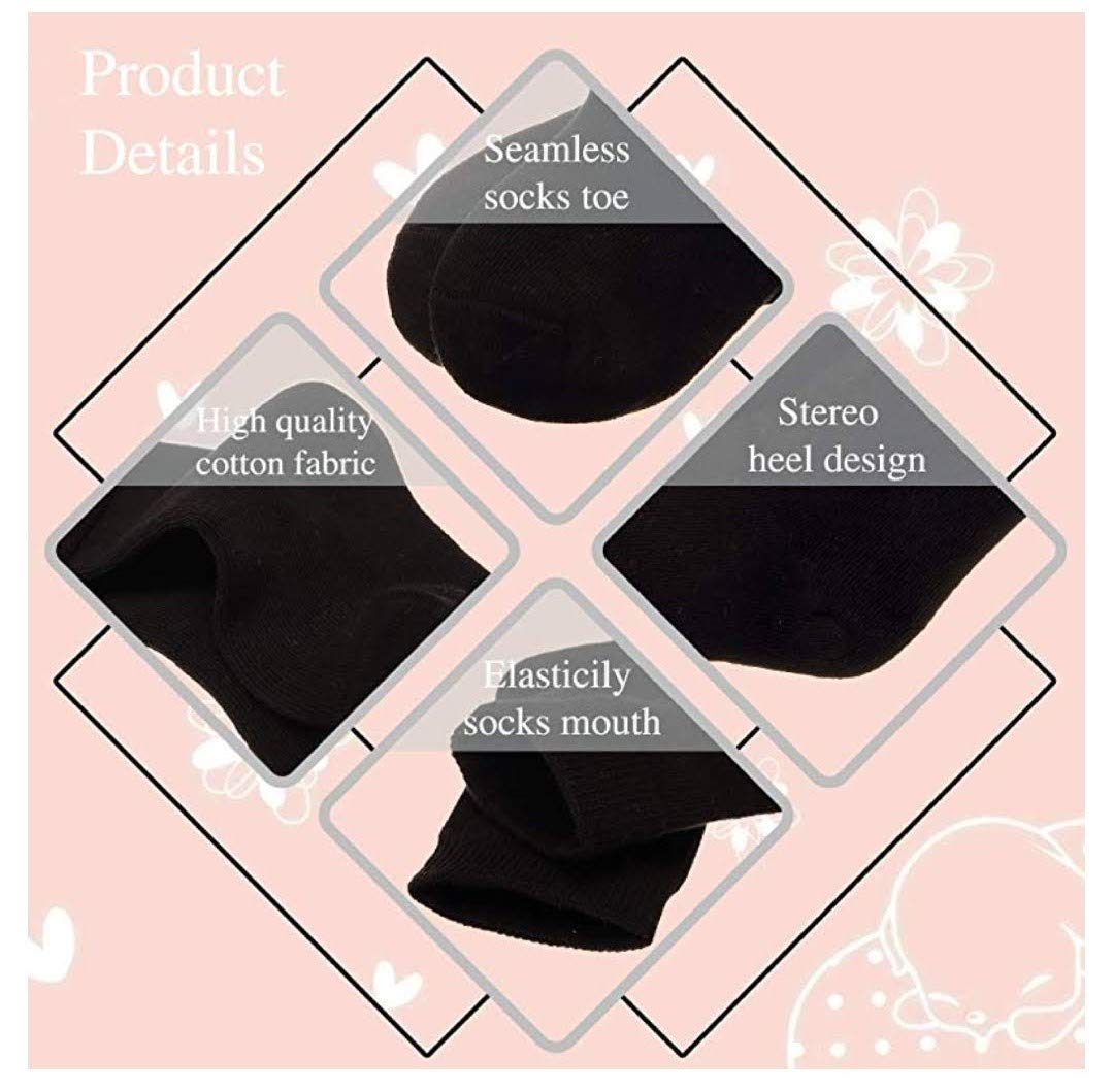 Warmfinity Cotton Socks for Men Women - Black - Image 2