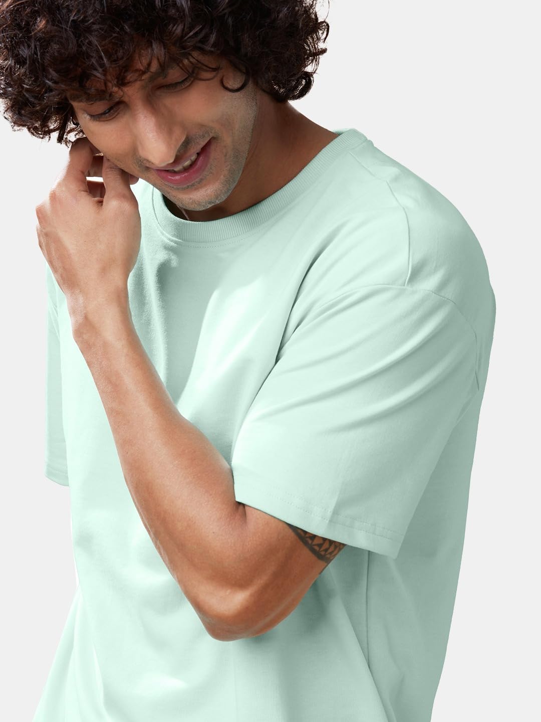 crazymonk T-Shirt for Men - Solid Cotton - Image 4