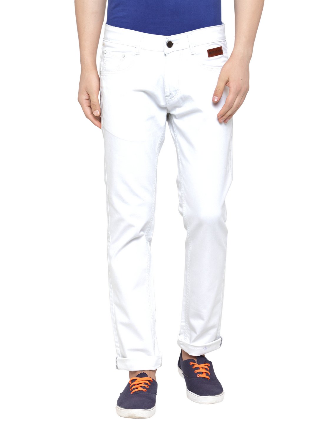 Ben Martin Men's Jeans - White Cotton Stretch