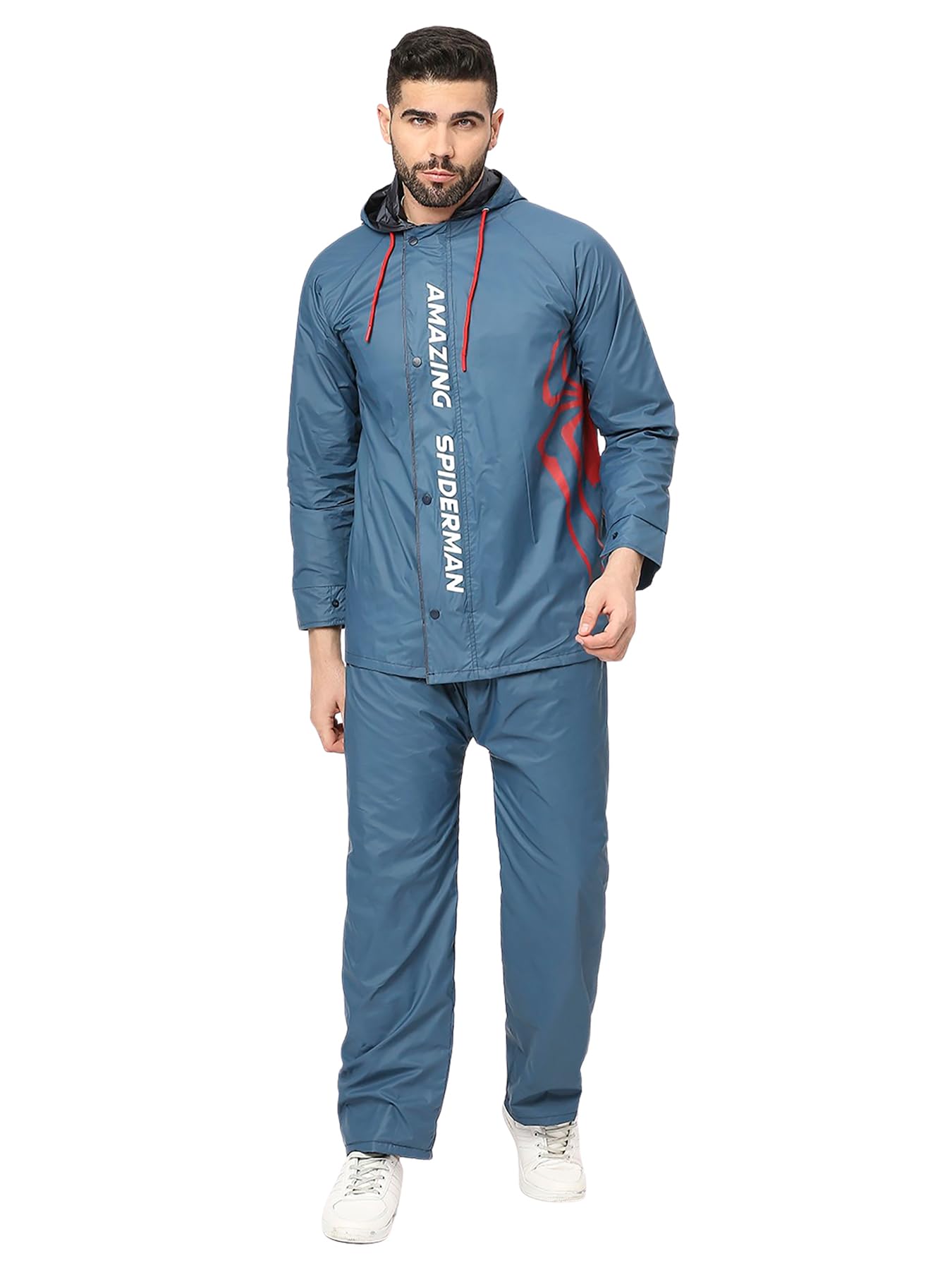 Citizen Spiderman Reversible Raincoat for Men - Waterproof