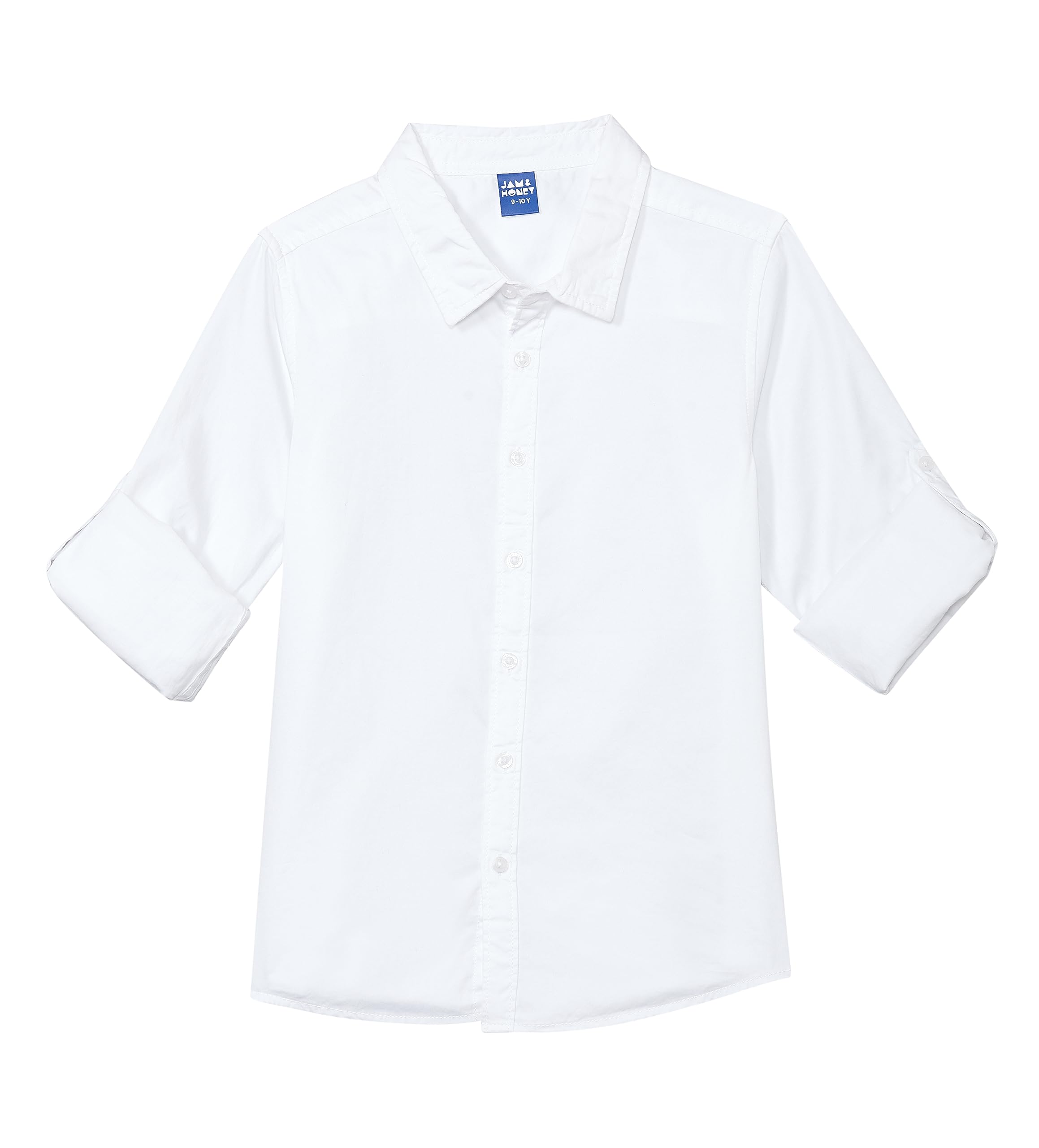 Jam & Honey Boy's White Shirt - Cotton