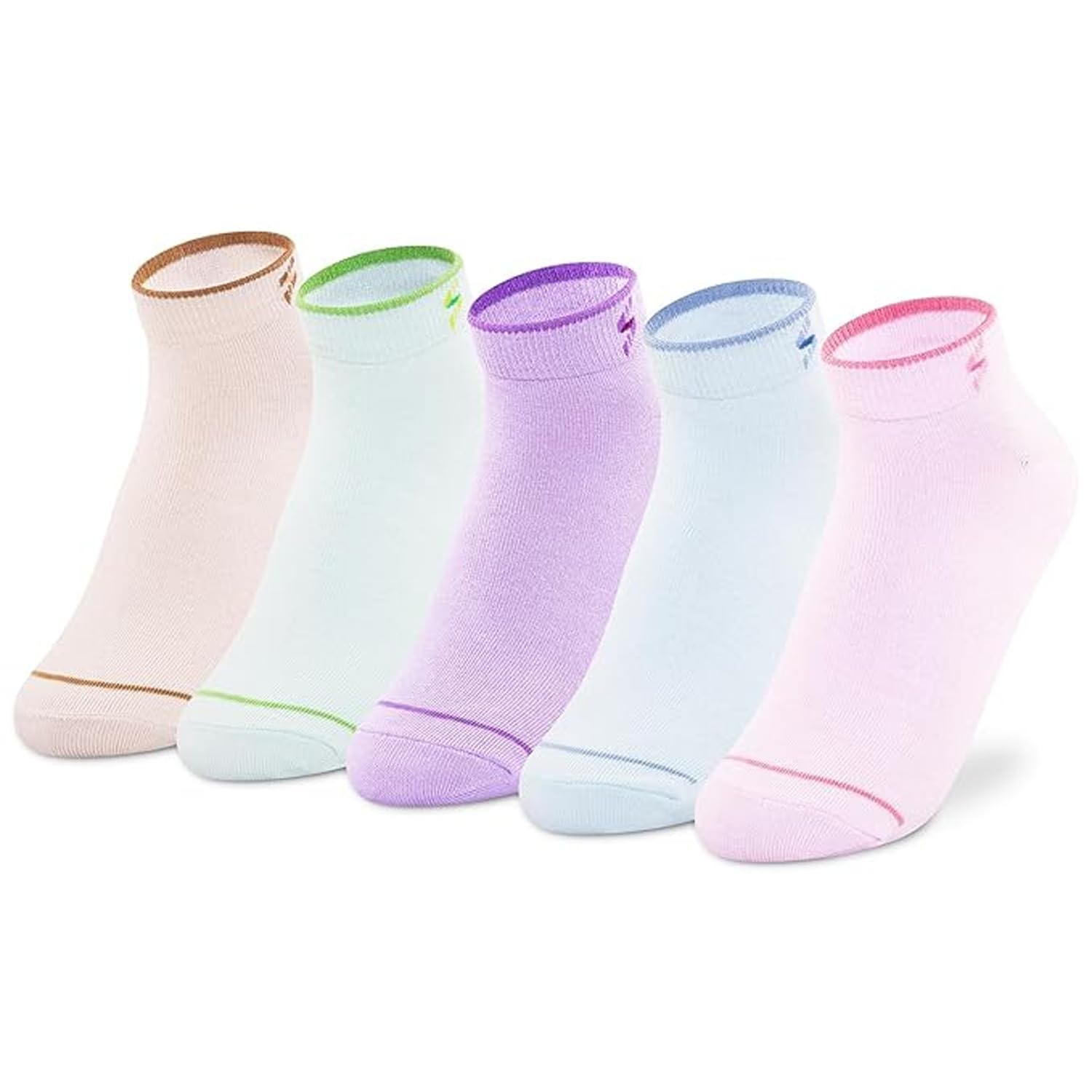 Pastel Ankle Socks for Women - Cotton Anti-Odour