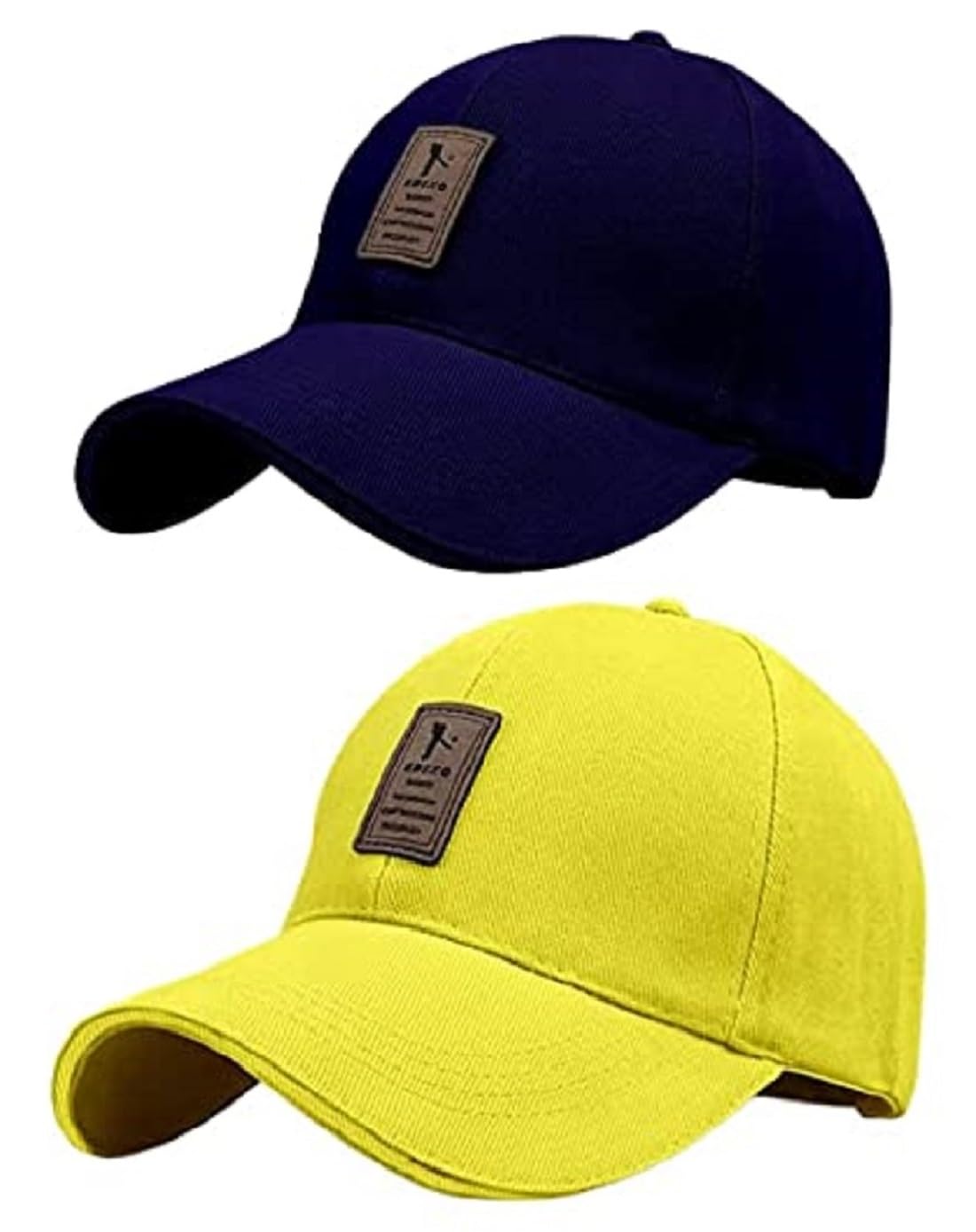 FY LANE Unisex Baseball Cap - Cotton D.Blue Yellow