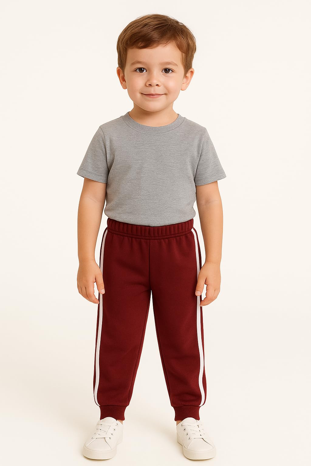 UZARUS Kids Warm Woolen Fleece Pajama Pants Unisex Multicolor - Image 5