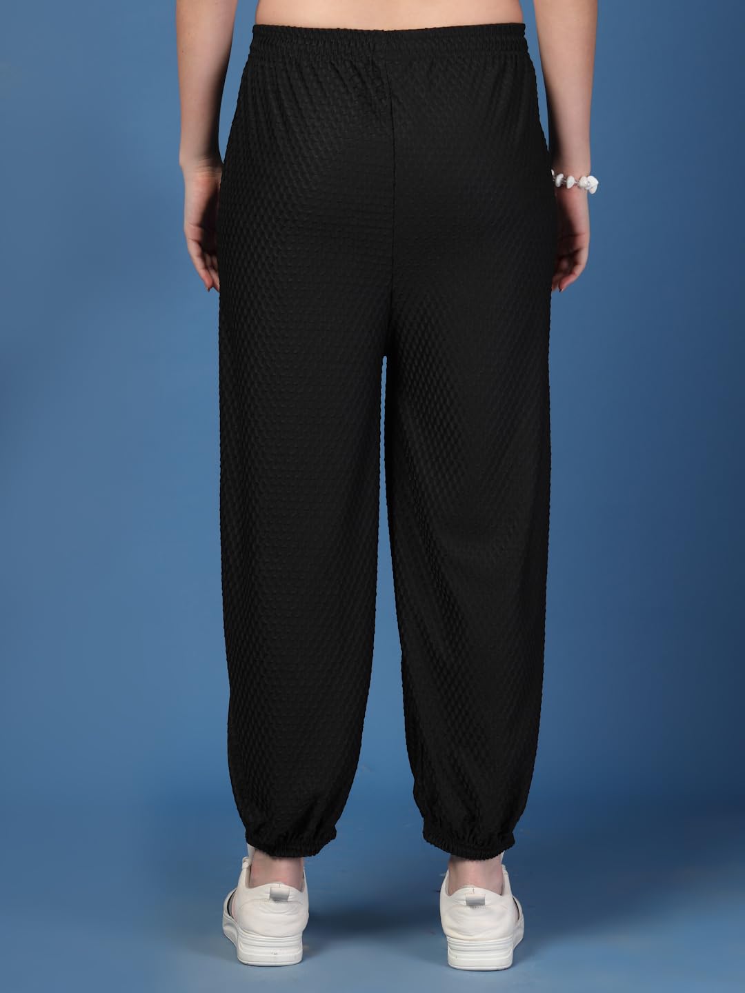 UZARUS Women's Baggy Joggers - Jet Black - Image 5